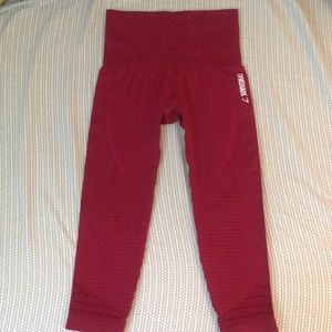 Gymshark Seamless High Waisted Crop Leggings